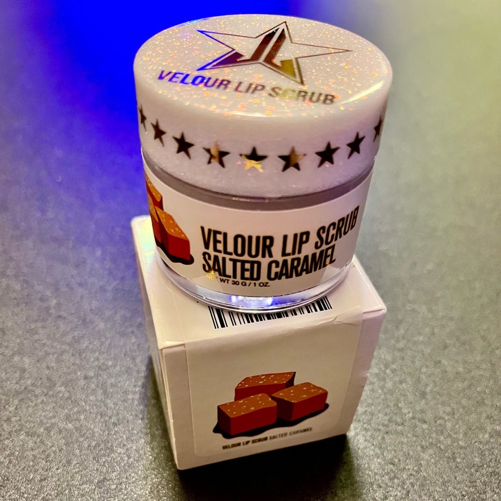 Jeffree Star | ‘Salted Caramel’ Velour Lip Scrub | NiB LE tasty lip therapy - Picture 10 of 15